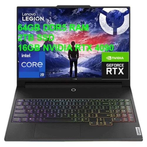 Lenovo Legion 9i 16IRX9 Gaming Laptop Intel® Core™ i9 NVIDIA® GeForce RTX™ 4090 16" DISPLAY 2TB STORAGE 64GB DDR5 RAM