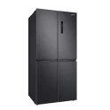 Samsung 511L 4-Door French Door Black Matt Refrigerator | RF48A4000B4/ME
